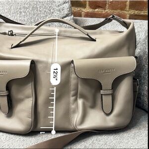 Ted Baker London Brown Leather Holdall